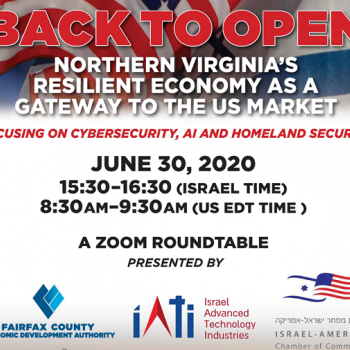 Back to Open - Northern Virginia Resilient Economy for Israeli companies